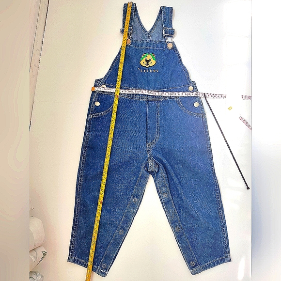 CACSARS Kids Overall Unisex Denim adjustable straps size 3T - Picture 7 of 10